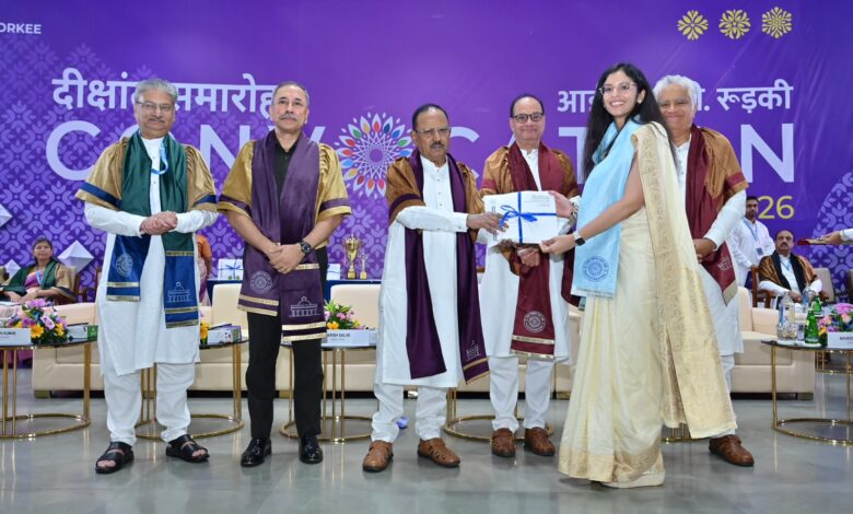 आईआईटी रुड़की दीक्षांत समारोह 2026 में स्नातक उत्कृष्टता, नवाचार और राष्ट्र निर्माण का उत्सव आईआईटी रुड़की दीक्षांत समारोह 2026 में स्नातक उत्कृष्टता, नवाचार और राष्ट्र निर्माण का उत्सव