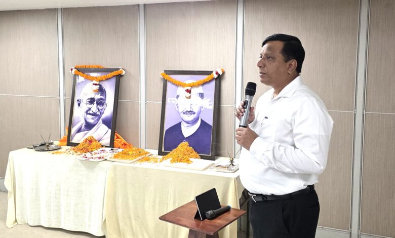 सत्य, अहिंसा और सादगी के आदर्शों को एमडीडीए ने किया नमन