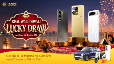 realme ने फेस्टिव शॉपिंग में जोड़ा उत्साह, realme 16 Series Lucky Draw के साथ उपभोक्ताओं के लिए आकर्षक रिवॉर्ड्स