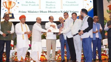 प्रधानमंत्री धन-धान्य कृषि योजना के तहत फसल विविधीकरण में उत्कृष्ट कार्यों के लिए चमोली सम्मानित