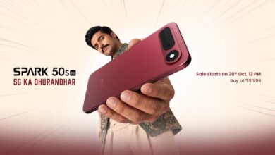 TECNO ने त्योहारी सीज़न के लिए 19,999 रुपये की कीमत पर SPARK 50s लॉन्च किया TECNO ने त्योहारी सीज़न के लिए 19,999 रुपये की कीमत पर SPARK 50s लॉन्च किया