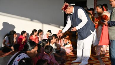 महानवमी पर मां सिद्धिदात्री की पूजा-अर्चना के साथ कैबिनेट मंत्री गणेश जोशी ने किया 151 कन्या पूजन
